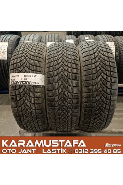 185 60 R 15 DAYTON DW510 88T * 2018 * 1 ADET * CKL4912