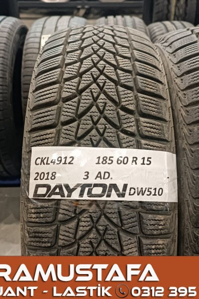 185 60 R 15 DAYTON DW510 88T * 2018 * 1 ADET * CKL4912