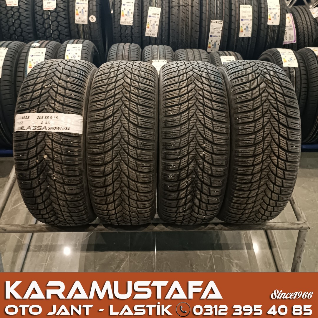 205 55 R 16 LASSA SNOWAYS4 91H * 2022 * 4 ADET * CKL4925