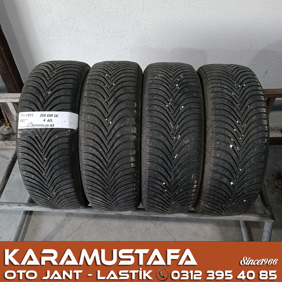 205 55 R 16 MICHELIN ALPIN5 91T * 2017 * 4 ADET * CKL4931