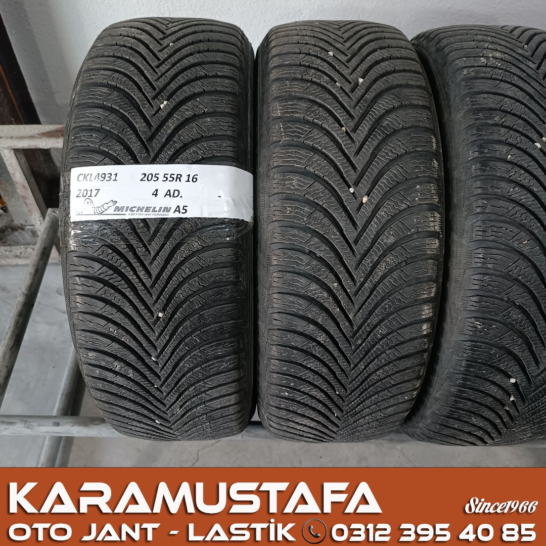 205 55 R 16 MICHELIN ALPIN5 91T * 2017 * 4 ADET * CKL4931