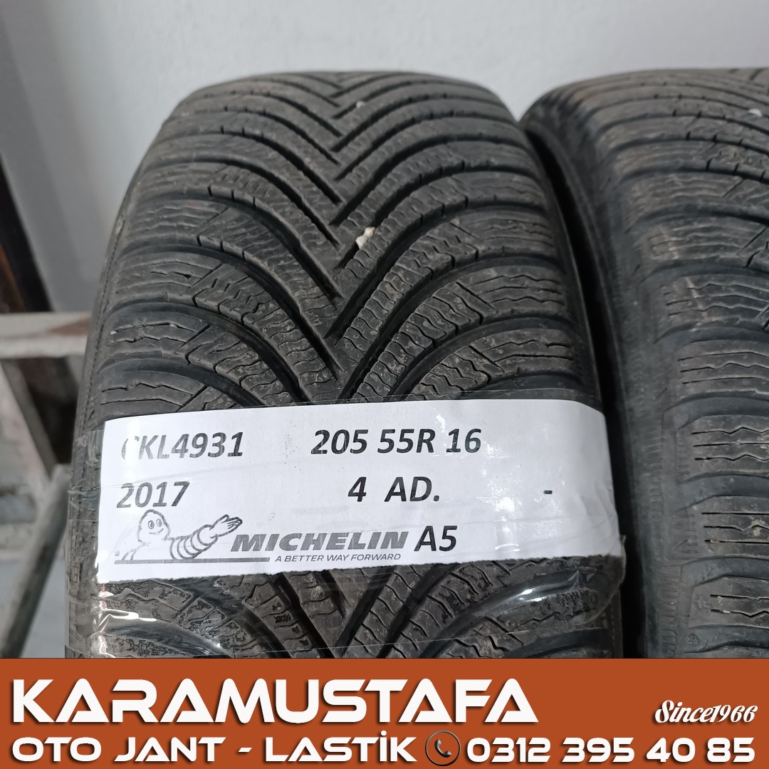 205 55 R 16 MICHELIN ALPIN5 91T * 2017 * 4 ADET * CKL4931