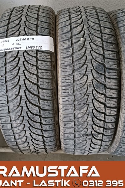 225 60 R 18 BRIDGESTONE LM80 100H * 2015 * 4 ADET * CKL4943