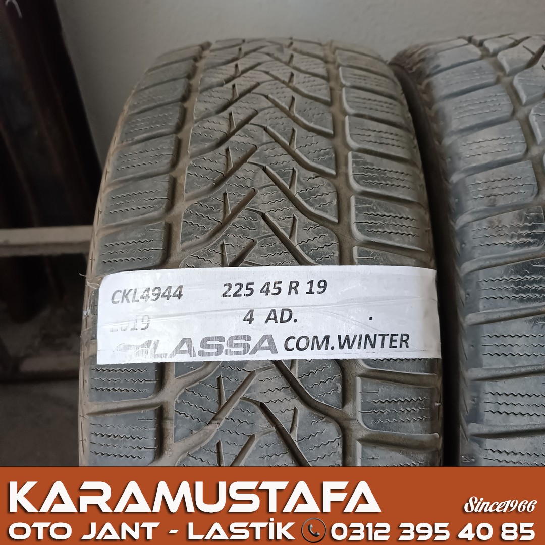 225 45 R 19 LASSA COMP WINTER 96V * 2019 * 4 ADET * CKL4944