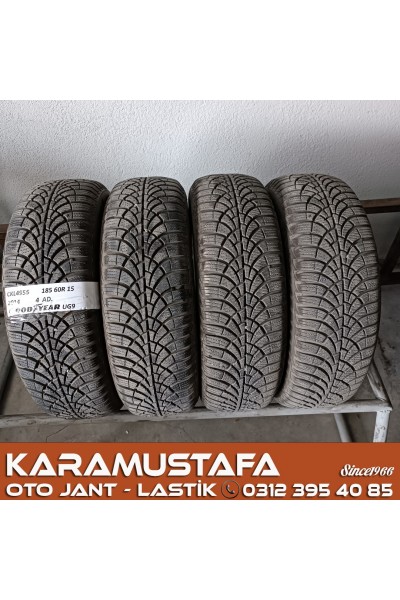 185 60 R 15 GOODYEAR UG9 84T * 2014 * 4 ADET * CKL4955