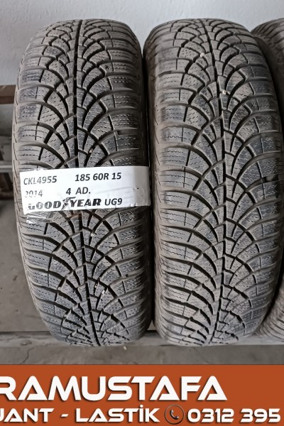 185 60 R 15 GOODYEAR UG9 84T * 2014 * 4 ADET * CKL4955