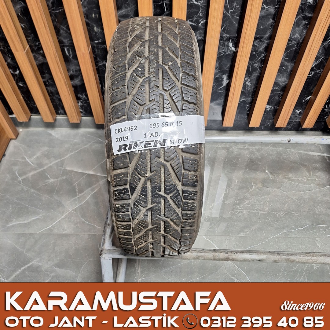 195 65 R 15 RIKEN SNOW 95T * 2019 * 1 ADET * CKL4962