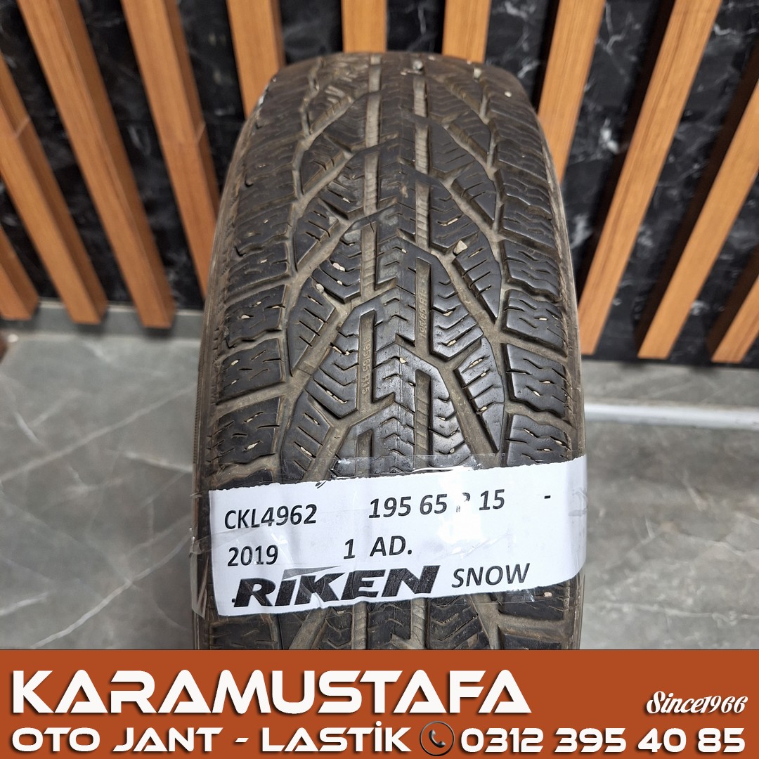 195 65 R 15 RIKEN SNOW 95T * 2019 * 1 ADET * CKL4962