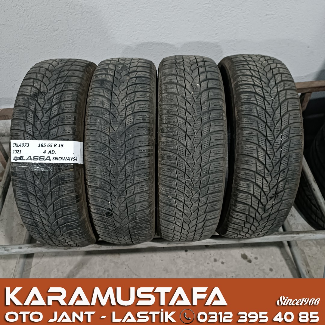 185 65 R 15 LASSA SNOWAYS4 88T * 2021 * 4 ADET * CKL4973