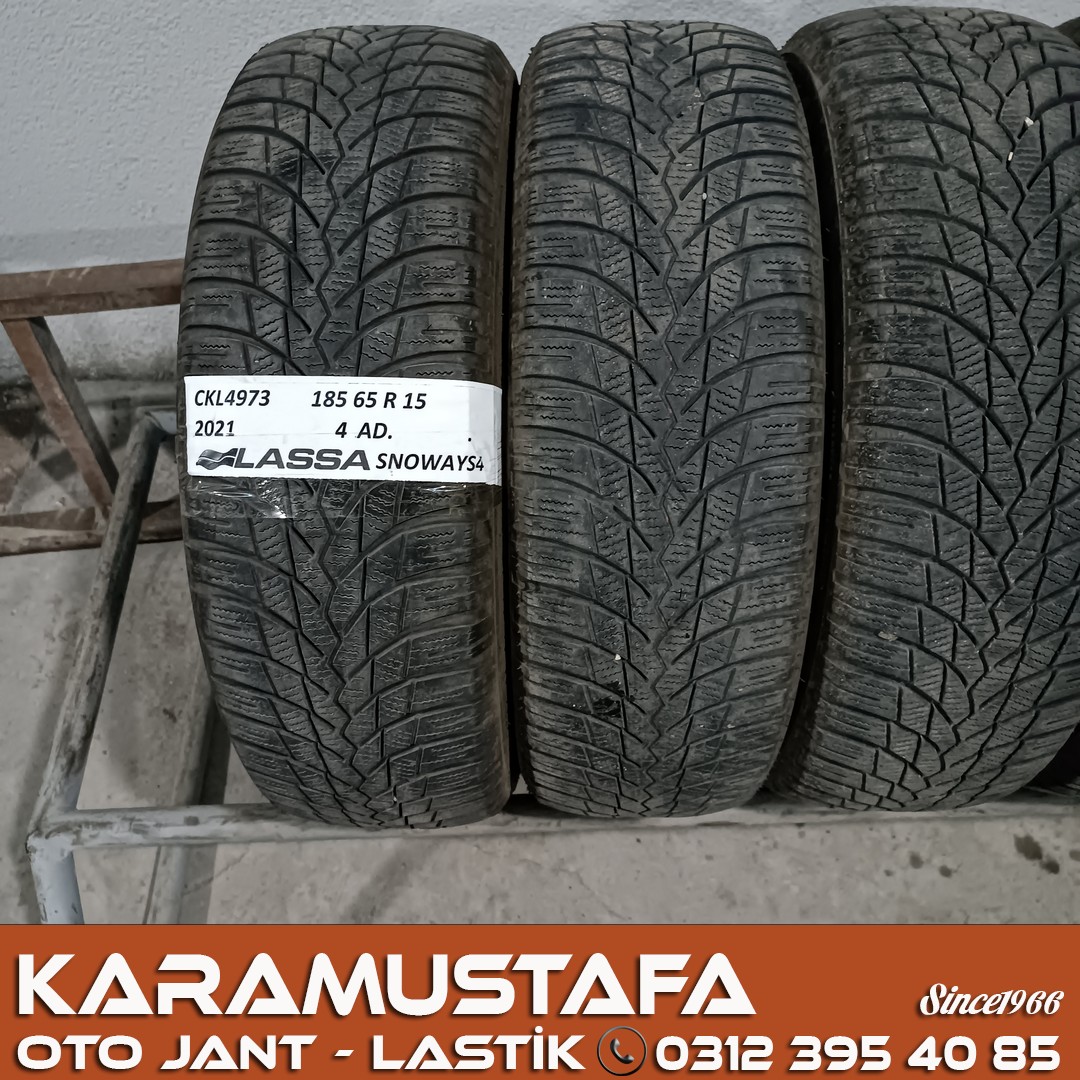 185 65 R 15 LASSA SNOWAYS4 88T * 2021 * 4 ADET * CKL4973