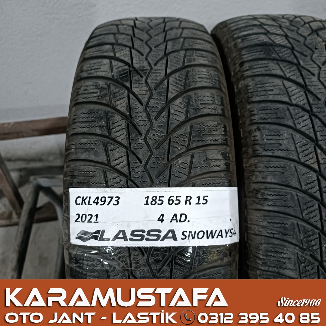 185 65 R 15 LASSA SNOWAYS4 88T * 2021 * 4 ADET * CKL4973