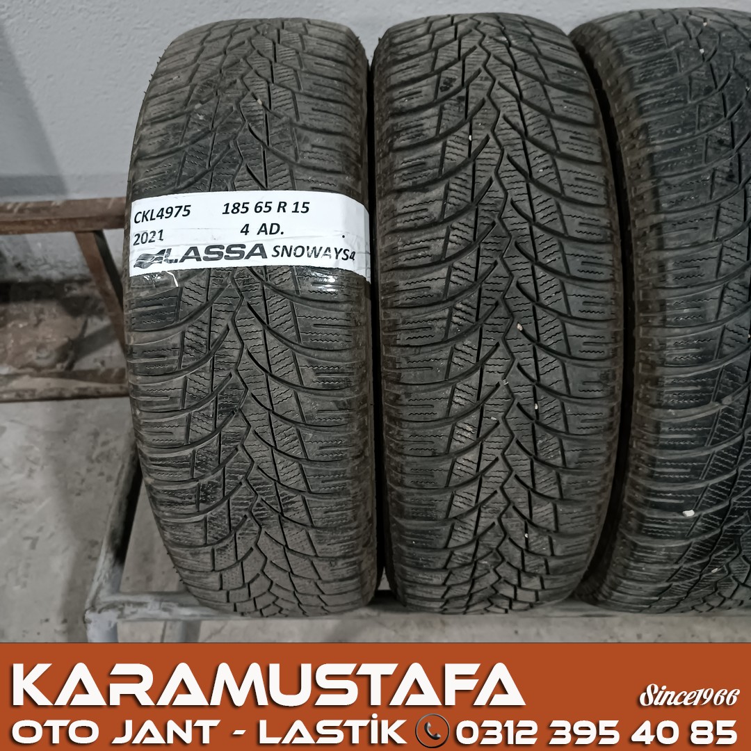 185 65 R 15 LASSA SNOWAYS4 88T * 2021 * 4 ADET * CKL4975