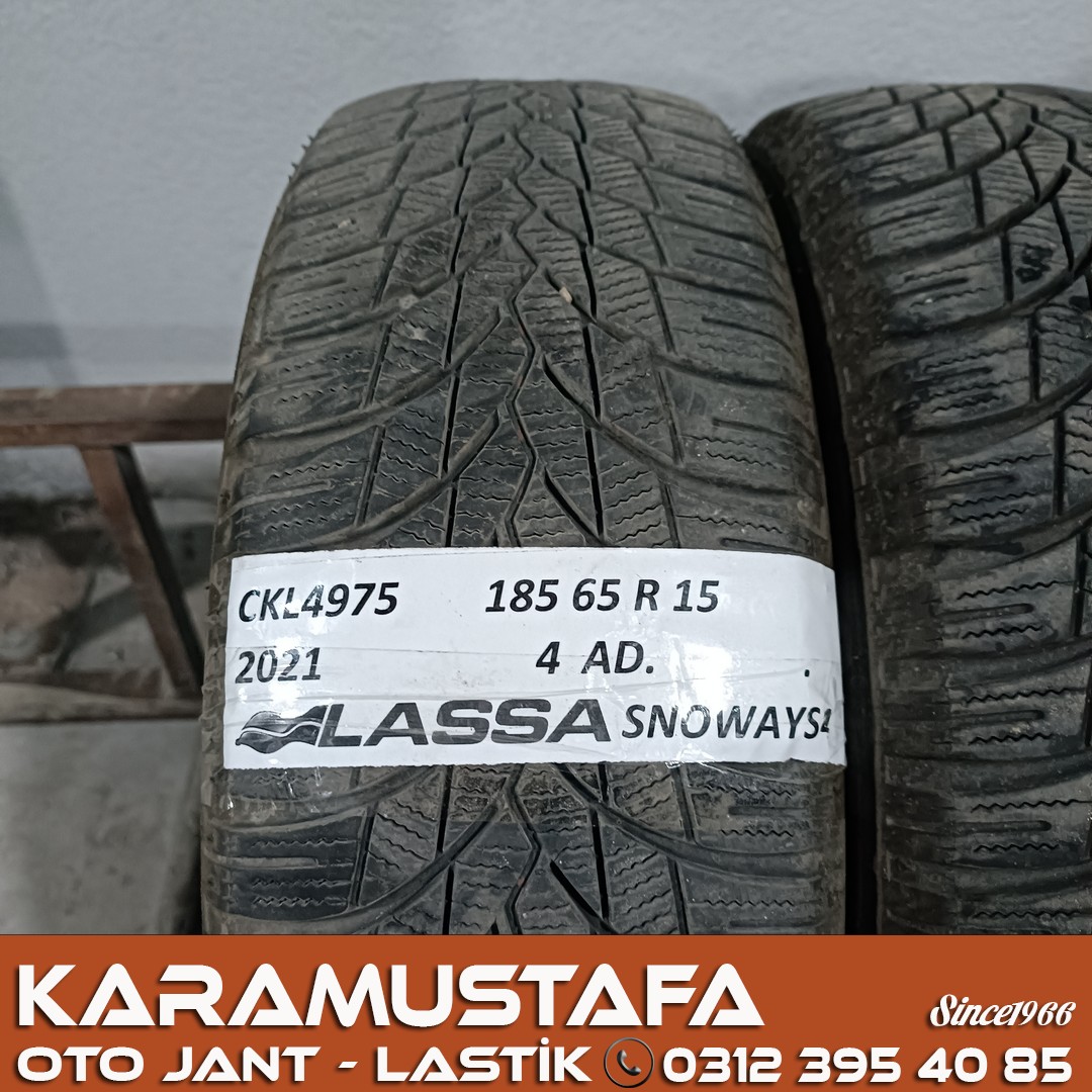 185 65 R 15 LASSA SNOWAYS4 88T * 2021 * 4 ADET * CKL4975