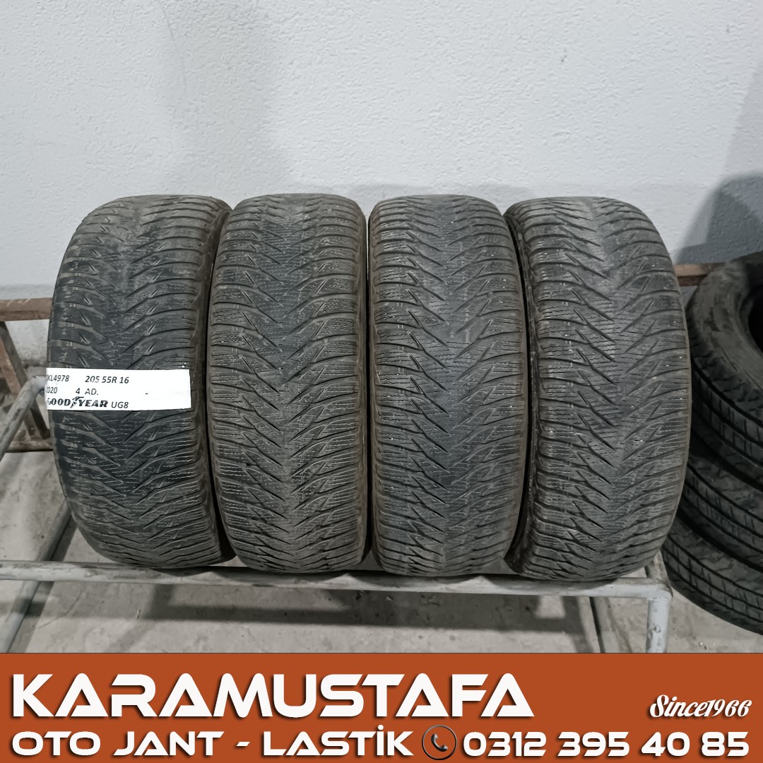 205 55 R 16 GOODYEAR UG8 91T * 2020 * 4 ADET * CKL4978