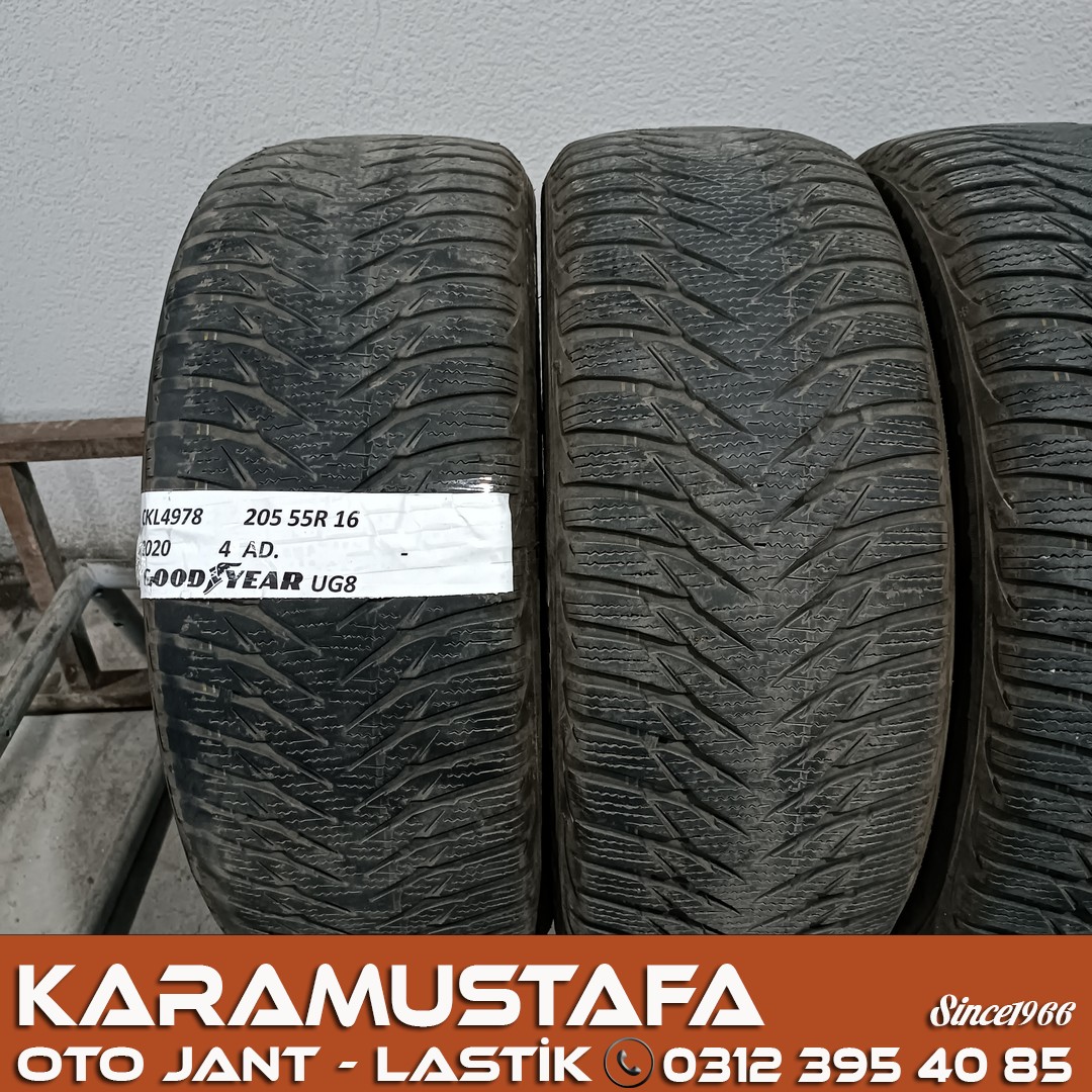 205 55 R 16 GOODYEAR UG8 91T * 2020 * 4 ADET * CKL4978