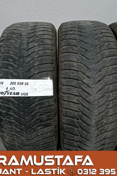 205 55 R 16 GOODYEAR UG8 91T * 2020 * 4 ADET * CKL4978