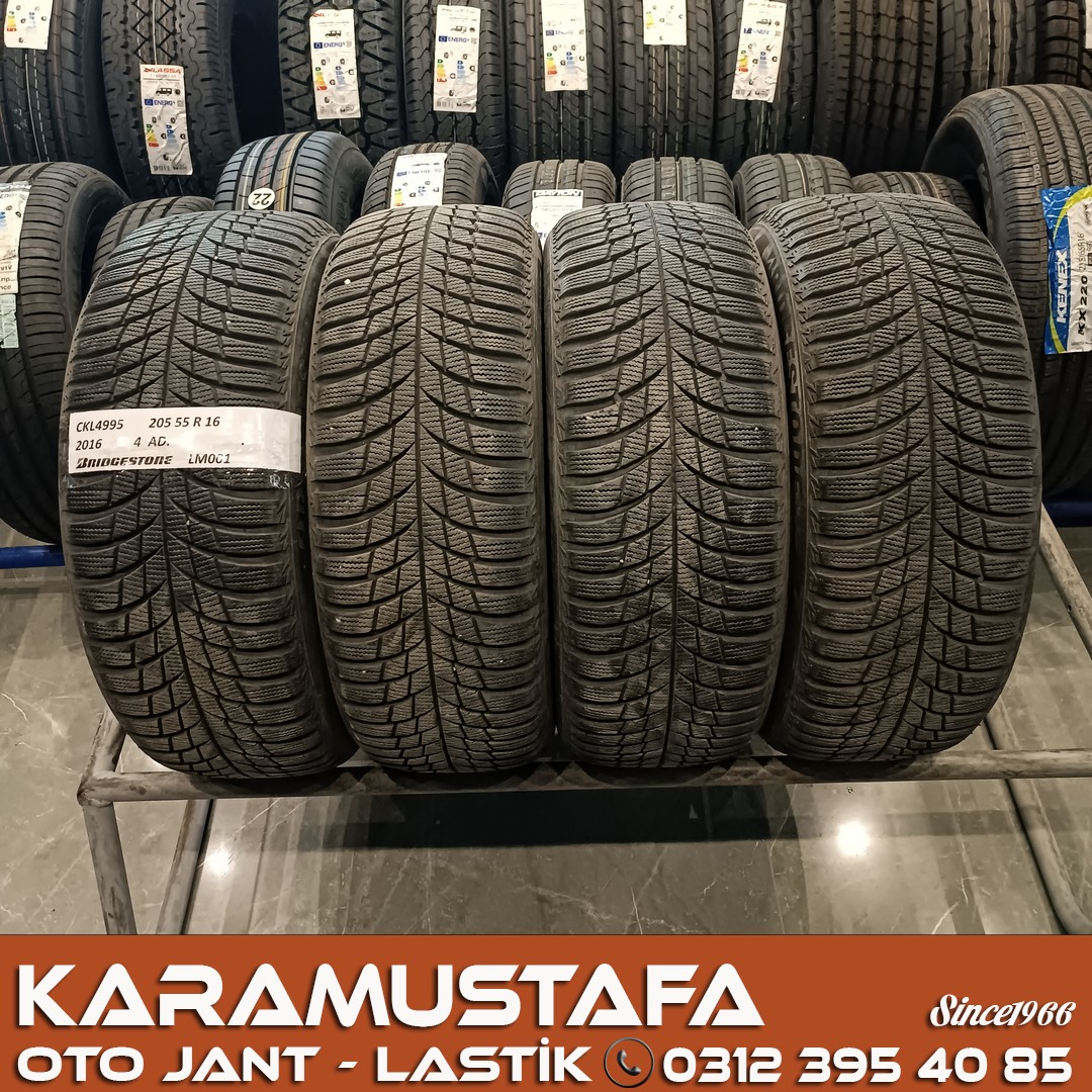 205 55 R 16 BRIDGESTONE LM001 91H * 2016 * 4 ADET * CKL4995