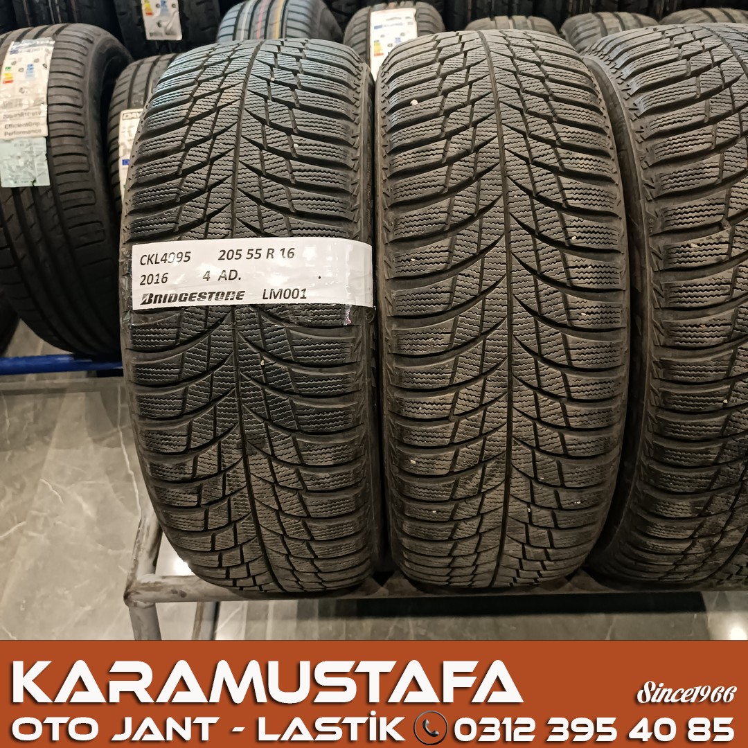 205 55 R 16 BRIDGESTONE LM001 91H * 2016 * 4 ADET * CKL4995