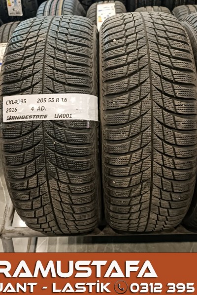 205 55 R 16 BRIDGESTONE LM001 91H * 2016 * 4 ADET * CKL4995