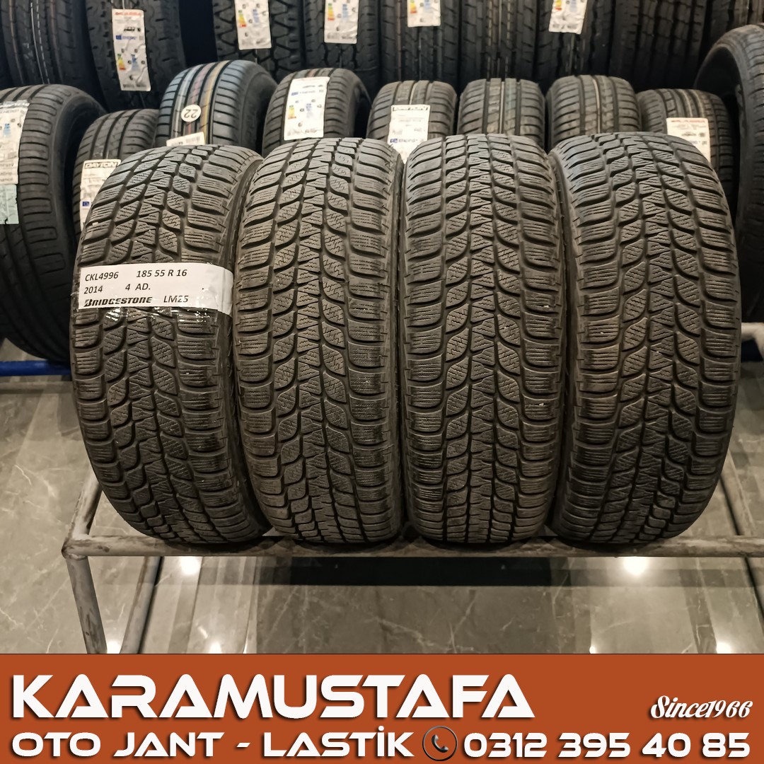 185 55 R 16 BRIDGESTONE LM25 87H * 2014 * 4 ADET * CKL4996