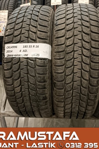 185 55 R 16 BRIDGESTONE LM25 87H * 2014 * 4 ADET * CKL4996