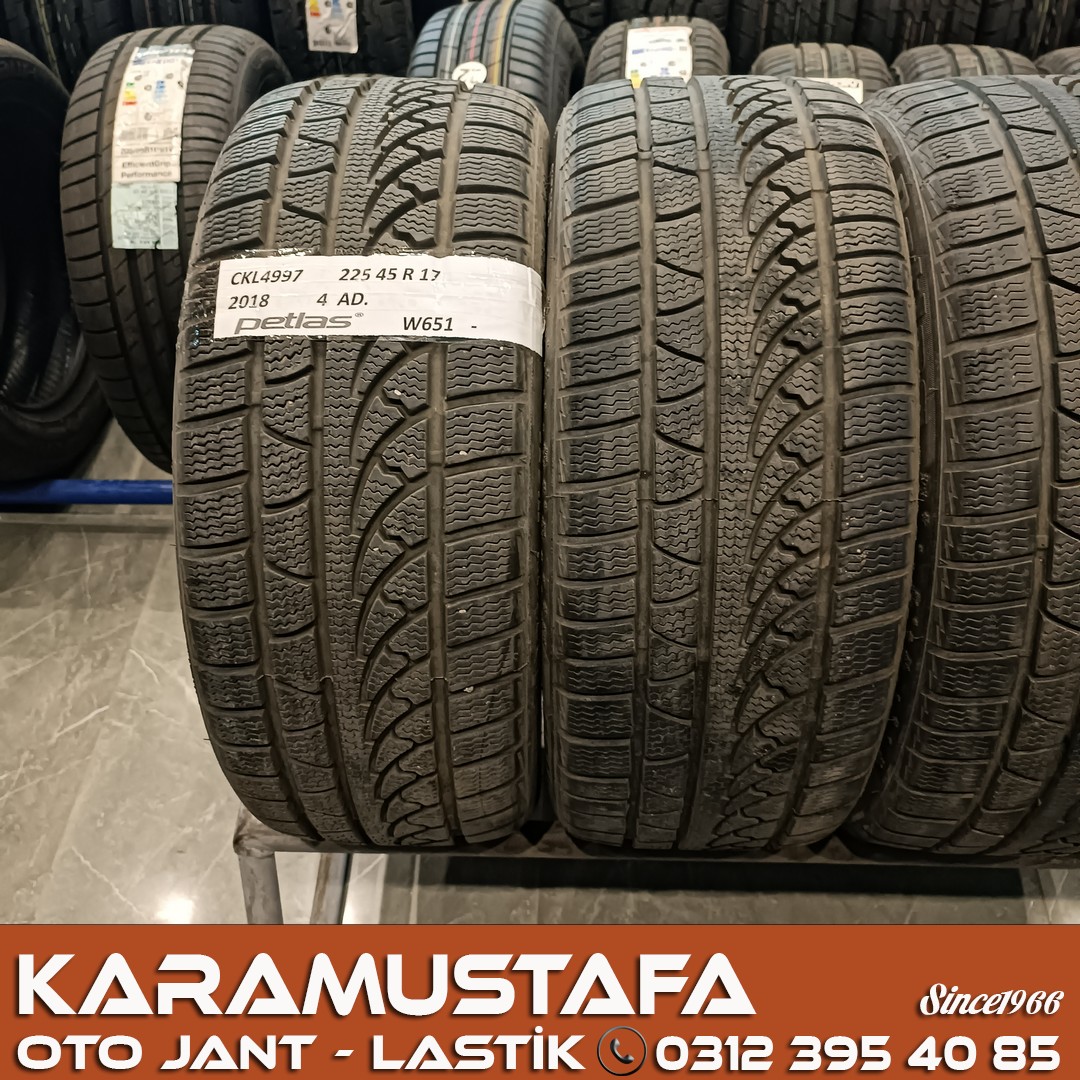225 45 R 17 PETLAS W651 94V * 2018 * 4 ADET * CKL4997