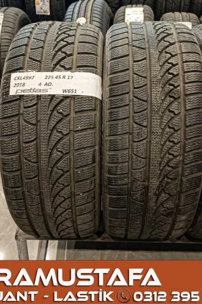 225 45 R 17 PETLAS W651 94V * 2018 * 4 ADET * CKL4997