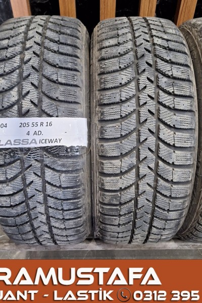 205 55 R 16 LASSA ICEWAYS 91T * 2015 * 4 ADET * CKL5004