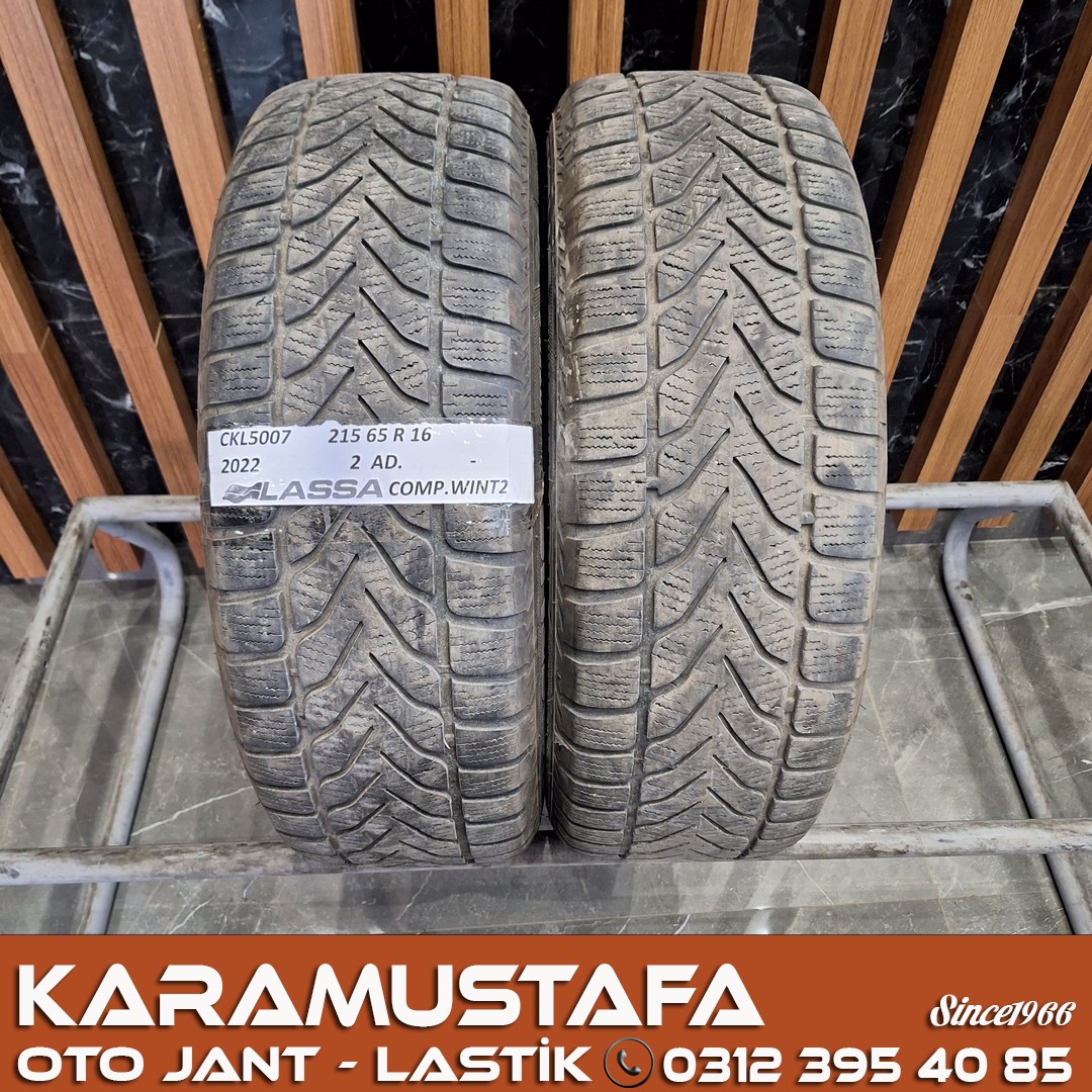 215 65 R 16 LASSA CW2 98V * 2022 * 2 ADET * CKL5007