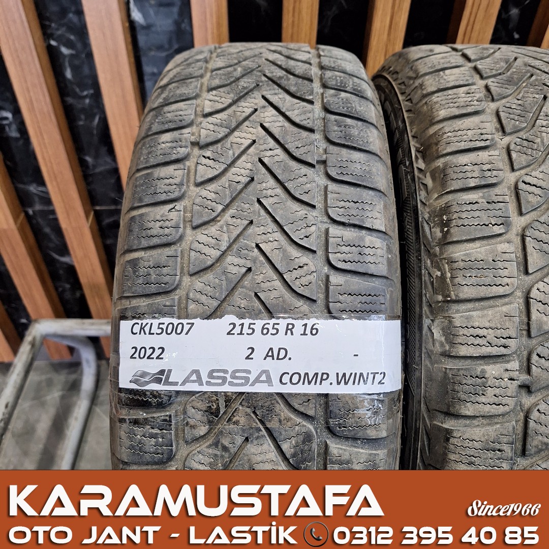 215 65 R 16 LASSA CW2 98V * 2022 * 2 ADET * CKL5007