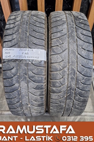 215 65 R 16 LASSA ICEWAYS 2 * 98T * 2022 *  2 ADET * CKL5011
