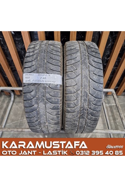 215 65 R 16 LASSA ICEWAYS 2 * 98T * 2022 *  2 ADET * CKL5011