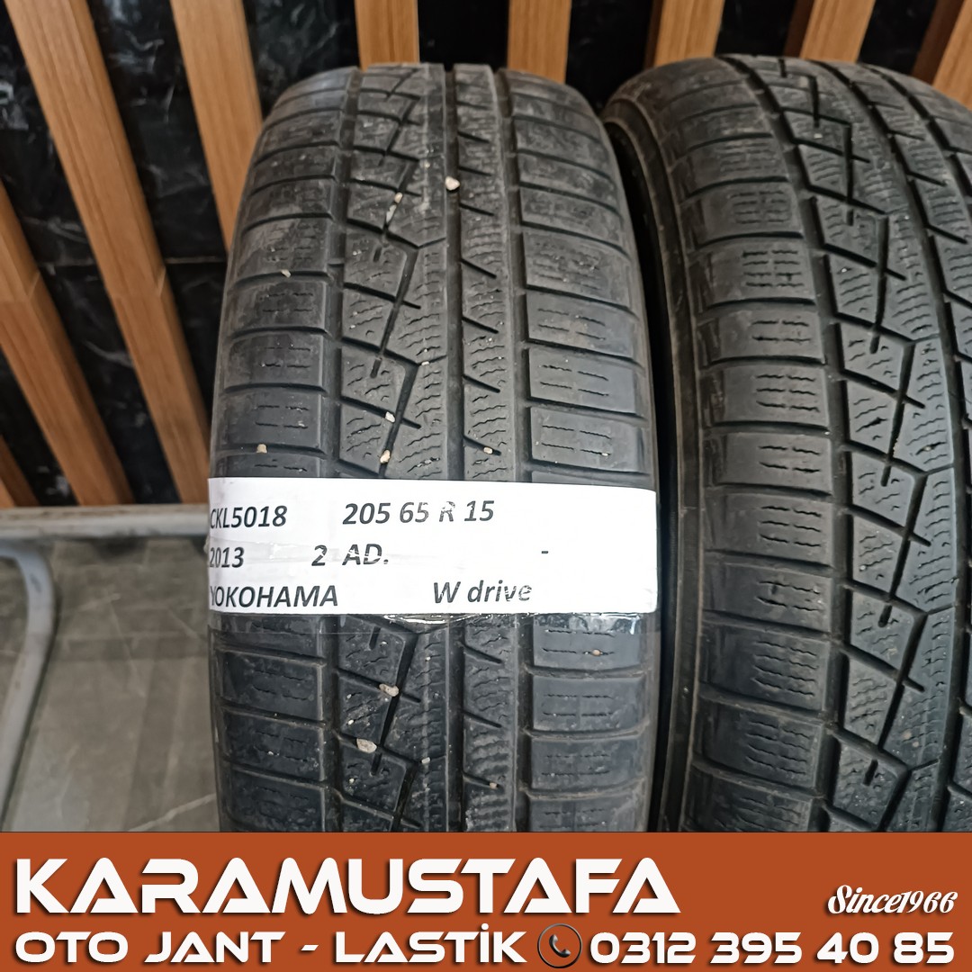 205 65 R 15 YOKOHOMA W DRIVE 94T * 2013 * 2 ADET * CKL5018
