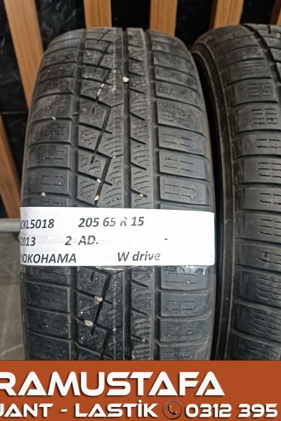 205 65 R 15 YOKOHOMA W DRIVE 94T * 2013 * 2 ADET * CKL5018
