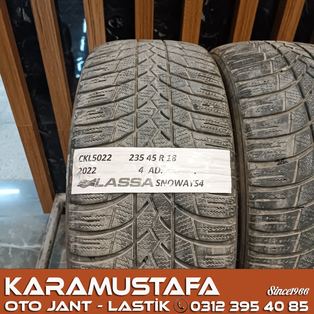 235 45 R 18 LASSA SNOWAYS4 98V * 2022 * 4 ADET * CKL5022
