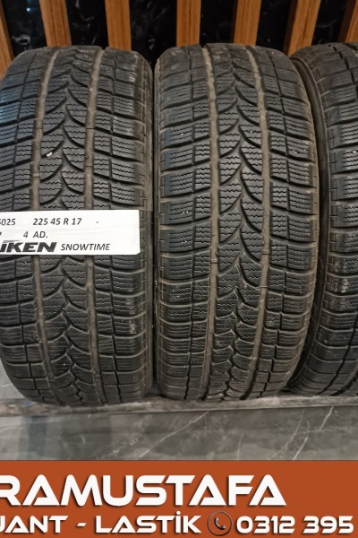 225 45 R 17 RIKEN SNOWTIME B2 94H * 2017 * 4 ADET * CKL5025