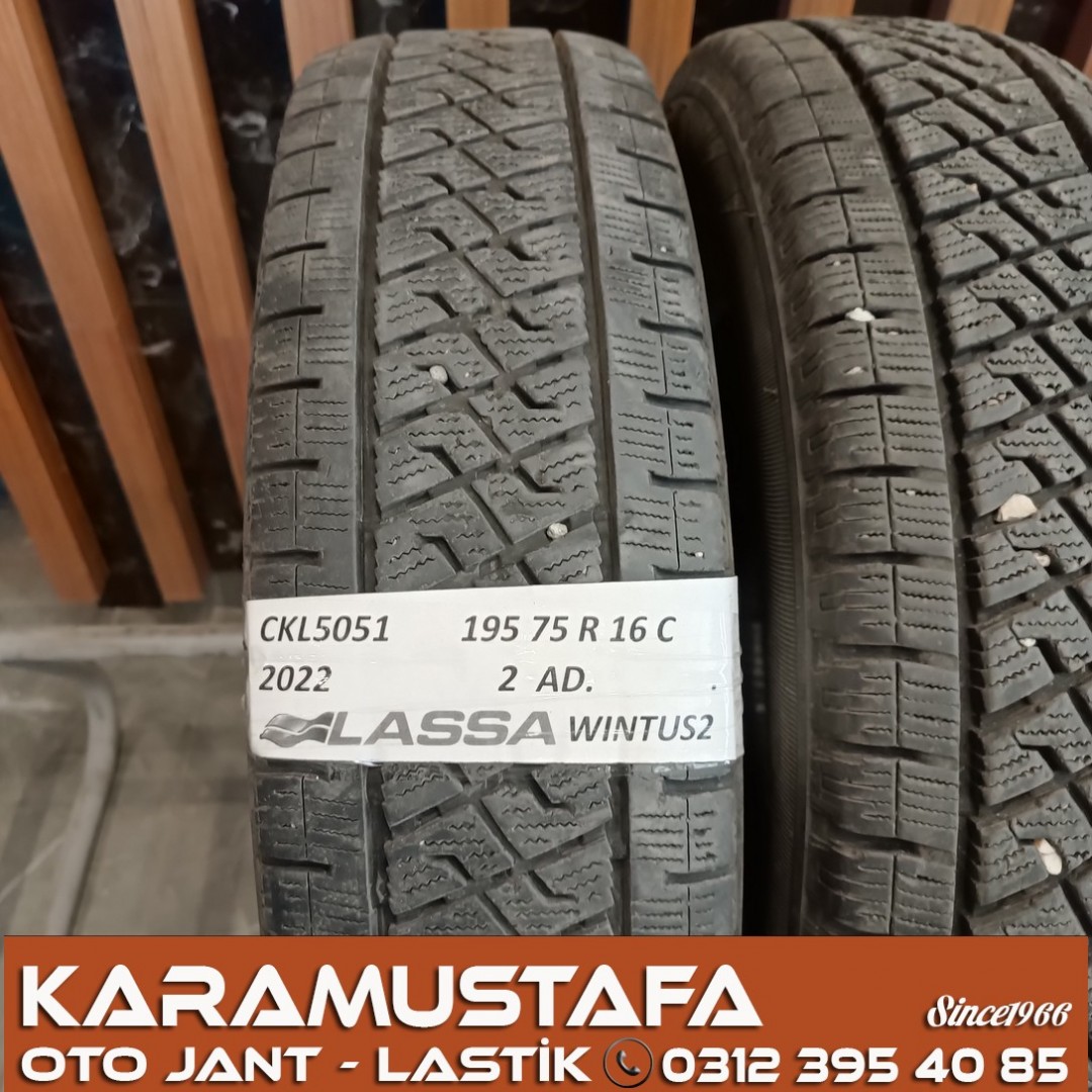 195 75 R 16C  BRIDGESTONE W810 * 107R * 2019 *  2 ADET * CKL5052