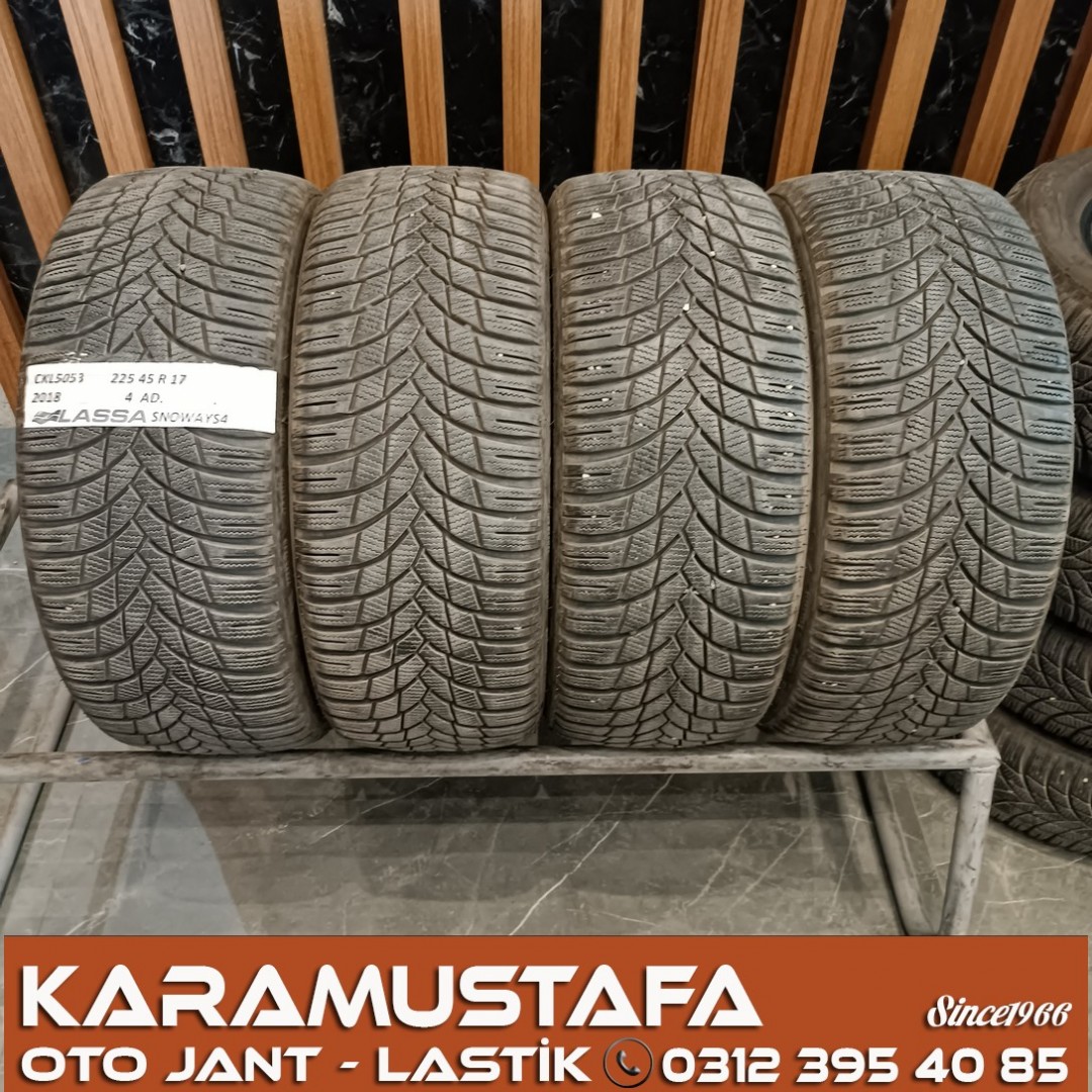 225 45 R 17 LASSA SNOWAYS4 94V * 2018 * 4 ADET * CKL5053