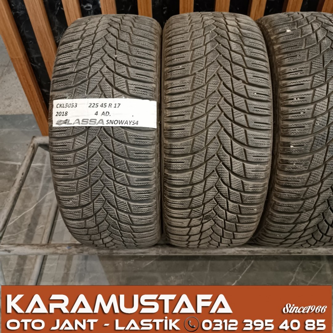 225 45 R 17 LASSA SNOWAYS4 94V * 2018 * 4 ADET * CKL5053