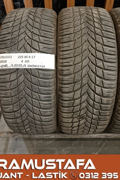 225 45 R 17 LASSA SNOWAYS4 94V * 2018 * 4 ADET * CKL5053