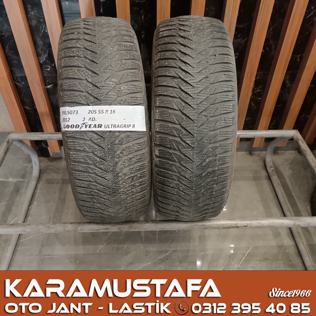205 55 R 16 GOODYEAR UG8 91T * 2012 * 2 ADET * CKL5073