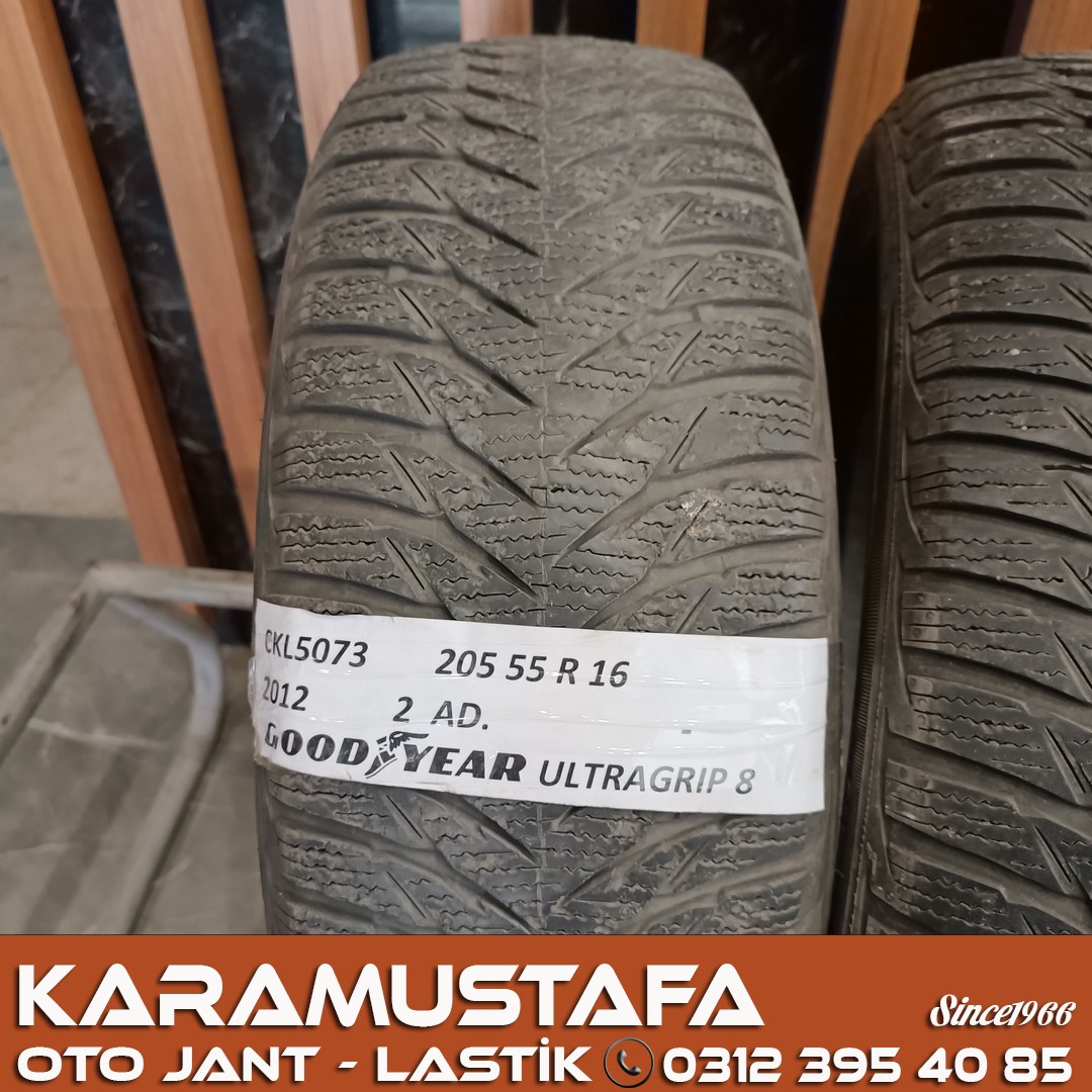 205 55 R 16 GOODYEAR UG8 91T * 2012 * 2 ADET * CKL5073