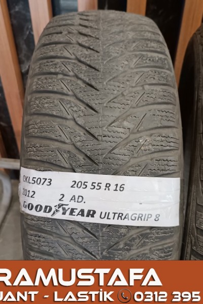 205 55 R 16 GOODYEAR UG8 91T * 2012 * 2 ADET * CKL5073