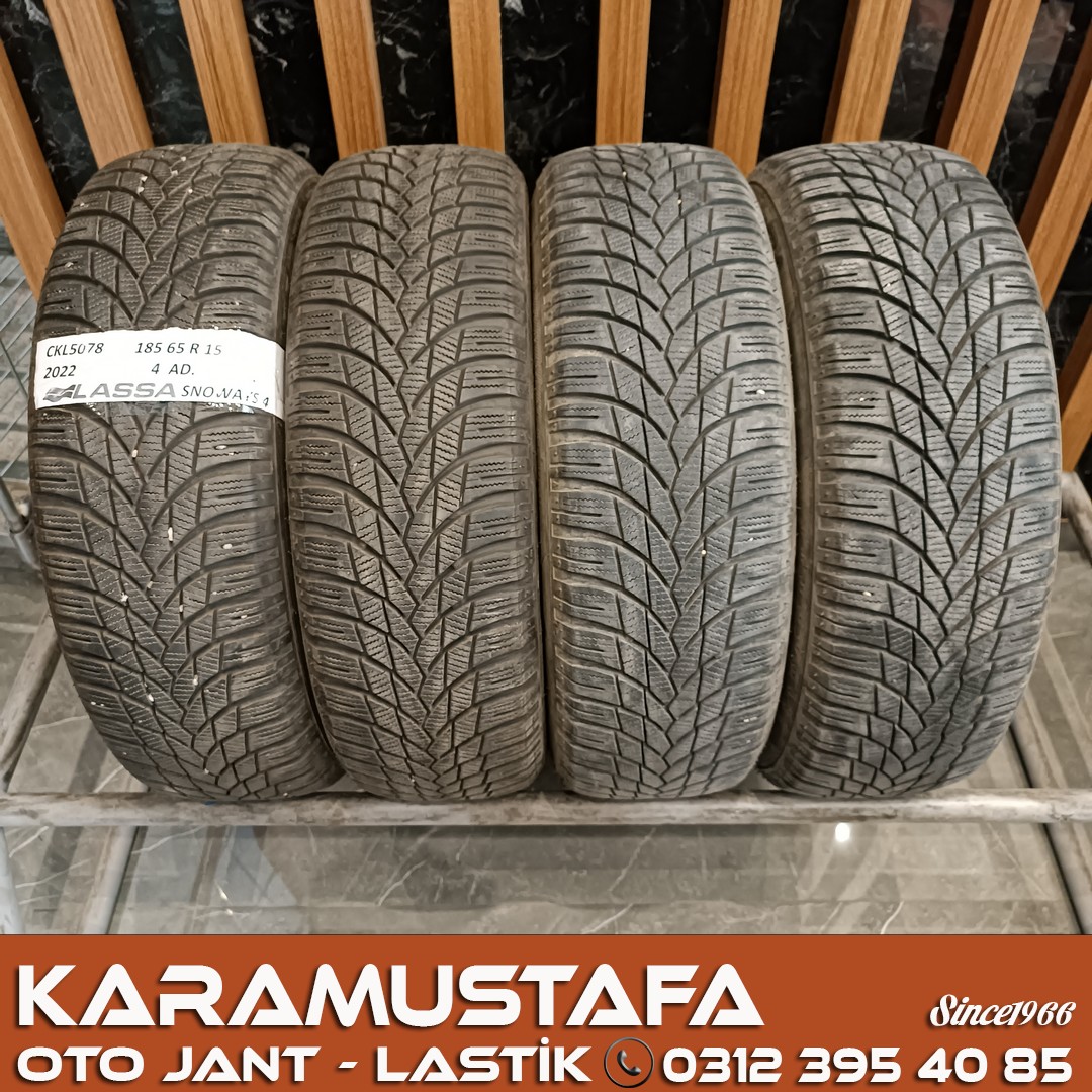 185 65 R 15 LASSA SNOWAYS4 88T * 2022 * 4 ADET * CKL5078