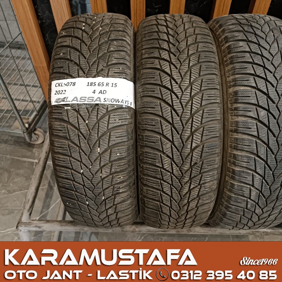 185 65 R 15 LASSA SNOWAYS4 88T * 2022 * 4 ADET * CKL5078