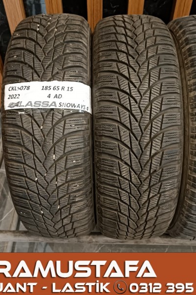 185 65 R 15 LASSA SNOWAYS4 88T * 2022 * 4 ADET * CKL5078