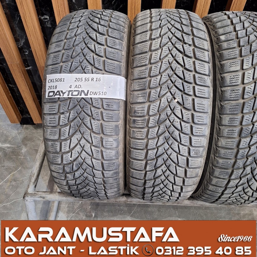 205 55 R 16 DAYTON DW510 91H * 2018 * 4 ADET * CKL5081