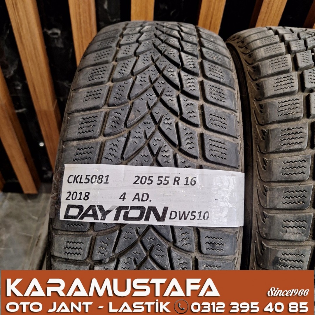205 55 R 16 DAYTON DW510 91H * 2018 * 4 ADET * CKL5081