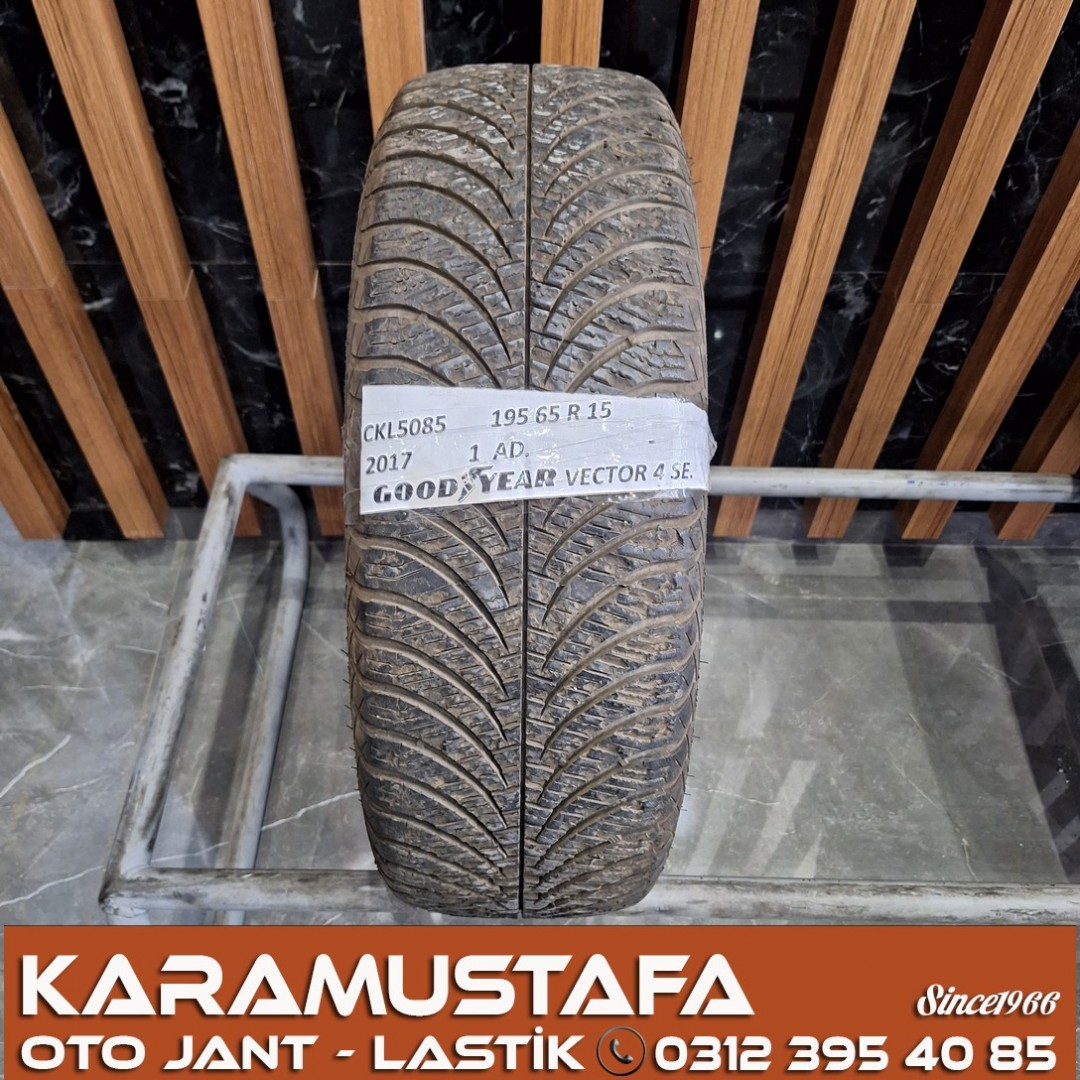 195 65 R 15 GOODYEAR VECTOR 4S * 95H * 2017 * 1  ADET * CKL5085