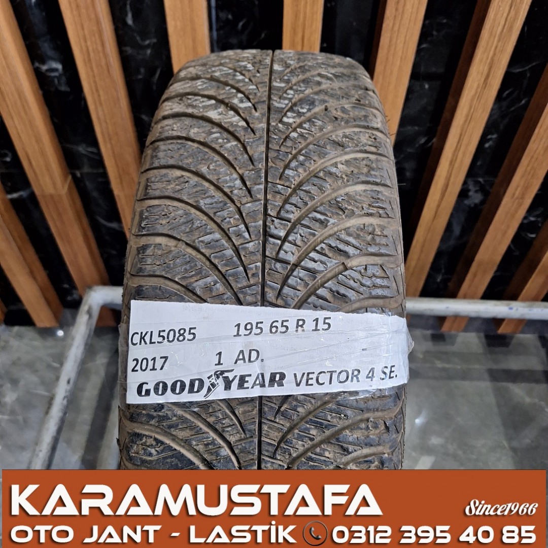 195 65 R 15 GOODYEAR VECTOR 4S * 95H * 2017 * 1  ADET * CKL5085